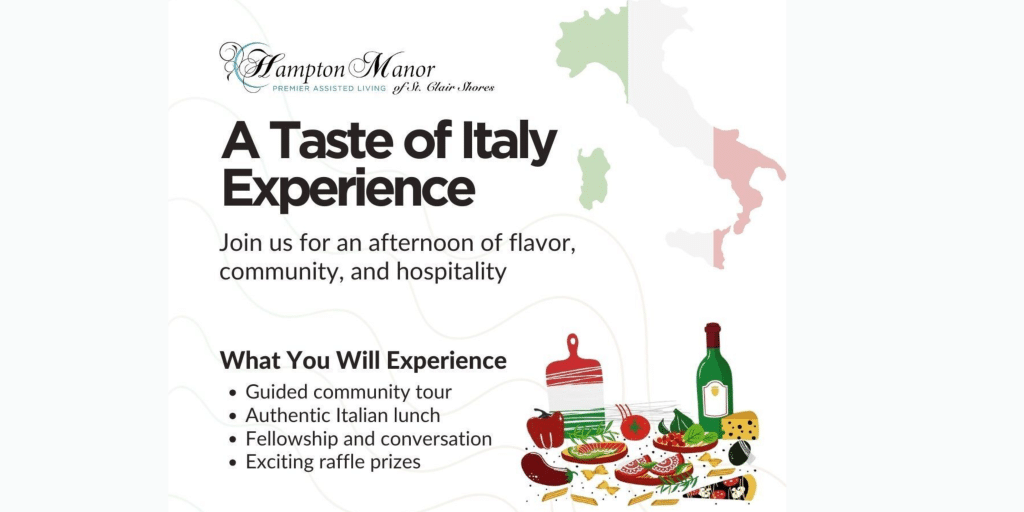 Join us for a delightful afternoon celebrating the rich flavors and warm hospitality of Italy!